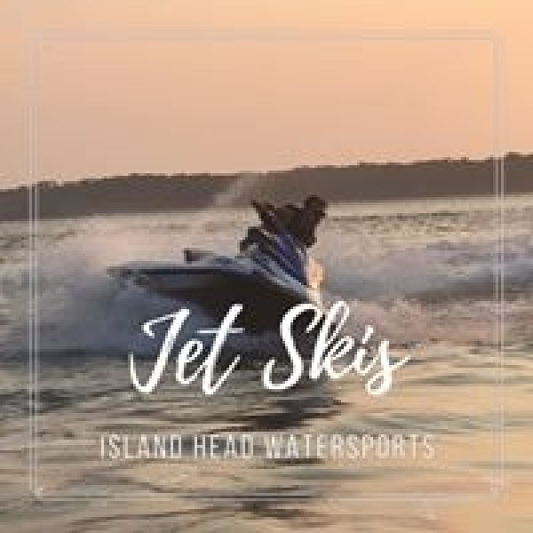 A jet ski splashing on the water