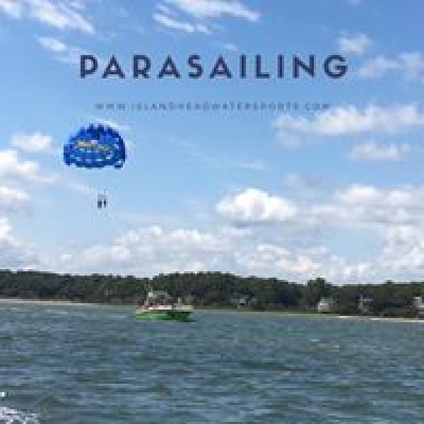 Parasailing over Hilton Head Island