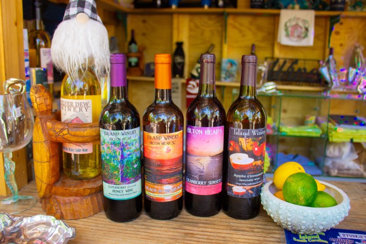 a bottle of wine on a table